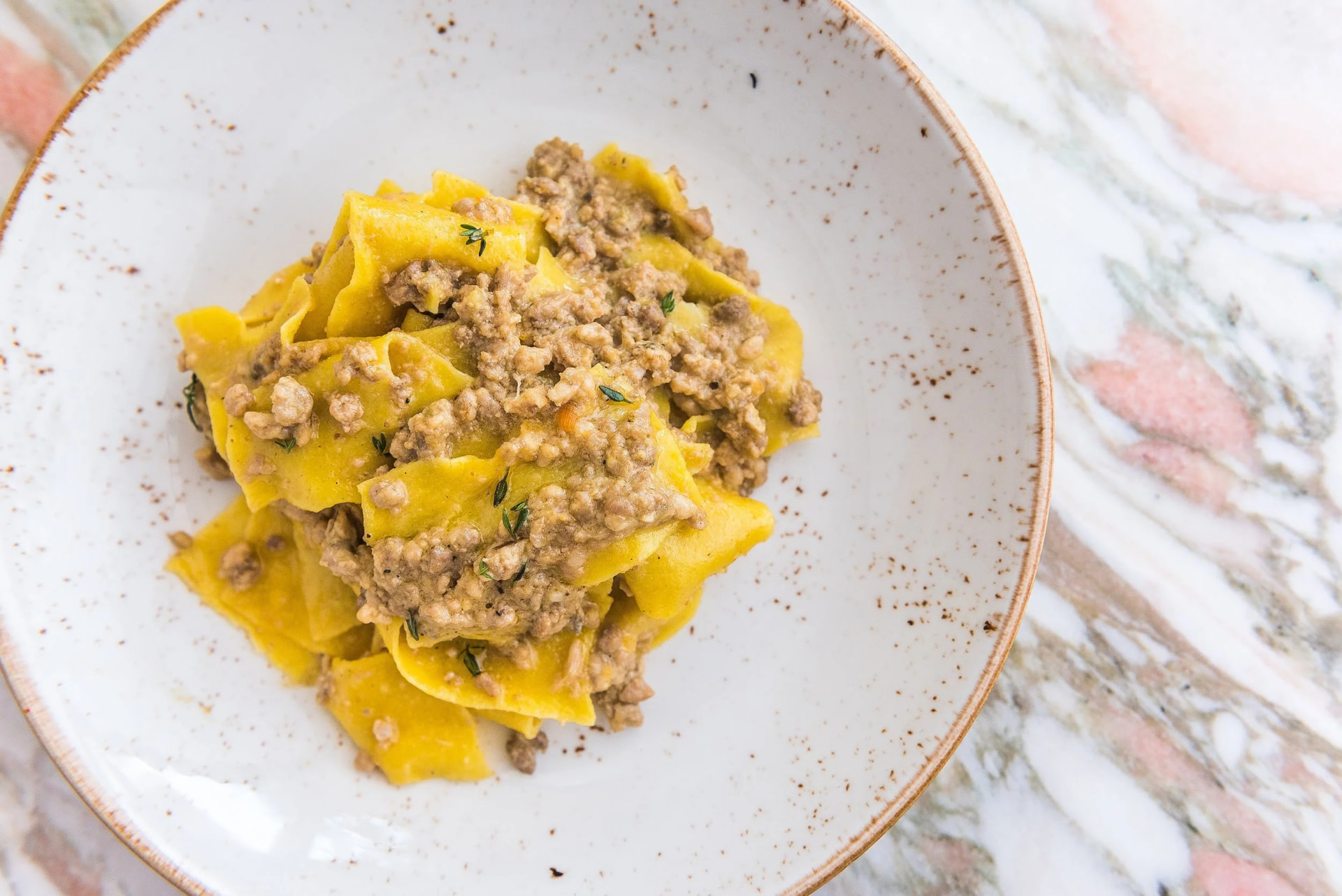 Handmade pappardelle